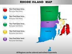 Usa rhode island state powerpoint maps