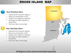 Usa rhode island state powerpoint maps