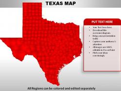 Usa texas state powerpoint maps