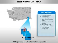Usa Washington State Powerpoint Maps