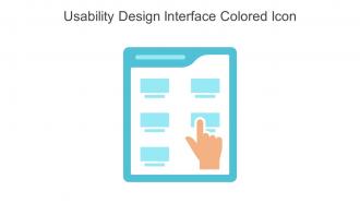 Usability Design Interface Colored Icon In Powerpoint Pptx Png And Editable Eps Format