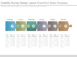 Usability Survey Design Layout Powerpoint Slides Templates