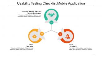 Usability testing checklist mobile application ppt powerpoint presentation inspiration show cpb