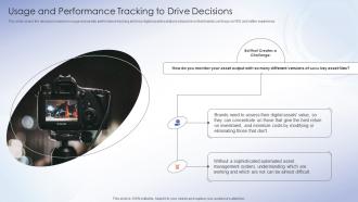Usage And Performance Tracking To Drive Decisions Enterprise Digital Asset Management Solutions