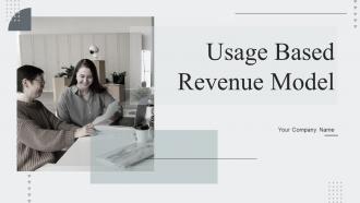 Usage Based Revenue Model Powerpoint Presentation Slides V