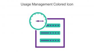 Usage Management Colored Icon In Powerpoint Pptx Png And Editable Eps Format