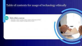 Usage Of Technology Ethically Powerpoint Presentation Slides Editable Attractive