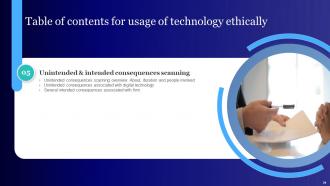 Usage Of Technology Ethically Powerpoint Presentation Slides Interactive Attractive
