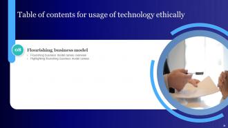 Usage Of Technology Ethically Powerpoint Presentation Slides Slides Graphical
