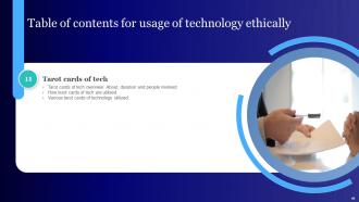 Usage Of Technology Ethically Powerpoint Presentation Slides Downloadable Graphical