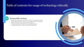 Usage Of Technology Ethically Powerpoint Presentation Slides Professional Graphical