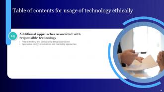 Usage Of Technology Ethically Powerpoint Presentation Slides Attractive Graphical