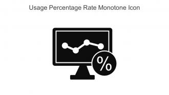 Usage Percentage Rate Monotone Icon Icon In Powerpoint Pptx Png And Editable Eps Format
