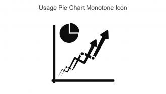 Usage Pie Chart Monotone Icon Icon In Powerpoint Pptx Png And Editable Eps Format