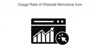 Usage Rate Of Website Monotone Icon Icon In Powerpoint Pptx Png And Editable Eps Format