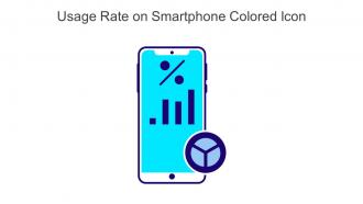 Usage Rate On Smartphone Colored Icon Icon In Powerpoint Pptx Png And Editable Eps Format