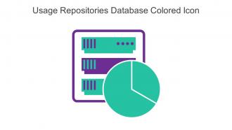 Usage Repositories Database Colored Icon In Powerpoint Pptx Png And Editable Eps Format