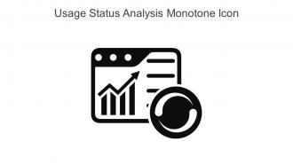 Usage Status Analysis Monotone Icon In Powerpoint Pptx Png And Editable Eps Format