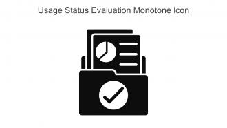 Usage Status Evaluation Monotone Icon In Powerpoint Pptx Png And Editable Eps Format