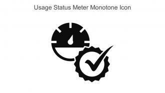 Usage Status Meter Monotone Icon In Powerpoint Pptx Png And Editable Eps Format