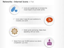 Usb communication web development download mail ppt icons graphics