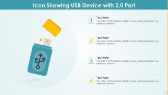 Usb Icon Powerpoint Ppt Template Bundles