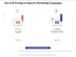Use A B Testing To Improve Marketing Campaigns Better Ppt Powerpoint Presentation Portfolio Show