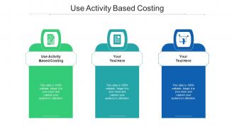 Use Activity Based Costing Ppt Powerpoint Presentation Portfolio Design Inspiration Cpb