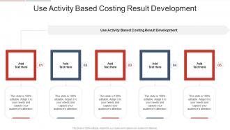 Use Activity Based Costing Result Development In Powerpoint And Google Slides Cpb