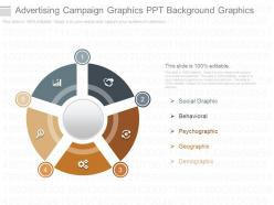 Use advertising campaign graphics ppt background graphics