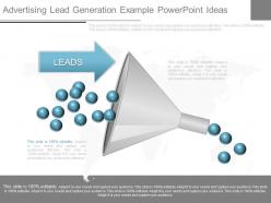 Use advertising lead generation example powerpoint ideas