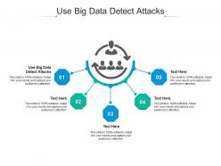Use big data detect attacks ppt powerpoint presentation infographics slide download cpb