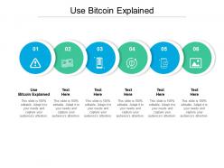 Use bitcoin explained ppt powerpoint presentation gallery cpb
