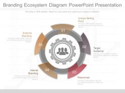 Use branding ecosystem diagram powerpoint presentation