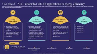 Use Case 2 Aiot Automated Vehicle Applications In Energy Unlocking Potential Of Aiot IoT SS