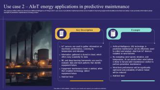Use Case 2 Aiot Energy Applications In Predictive Unlocking Potential Of Aiot IoT SS