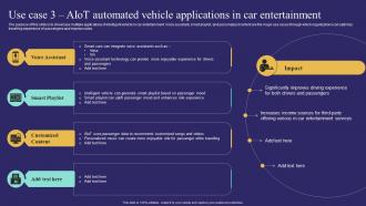 Use Case 3 Aiot Automated Vehicle Applications In Car Unlocking Potential Of Aiot IoT SS