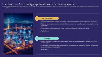 Use Case 3 Aiot Energy Applications In Demand Response Unlocking Potential Of Aiot IoT SS
