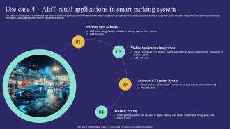 Use Case 4 Aiot Retail Applications In Smart Parking System Unlocking Potential Of Aiot IoT SS
