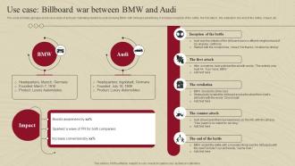 Use Case Billboard War Between BMW And Audi Complete Guide Of Ambush Marketing