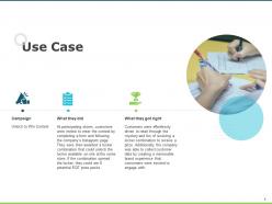 Use Case Checklist Opportunity Ppt Powerpoint Presentation Infographics Rules