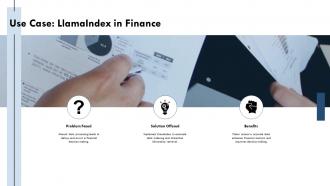 Use Case Llamaindex In Finance PPT Information ST AI SS