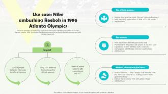 Use Case Nike Ambushing Reebok In 1996 Atlanta Olympics Ambushing Competitors MKT SS V