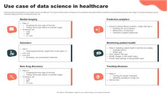 Use Case Of Data Science In Healthcare