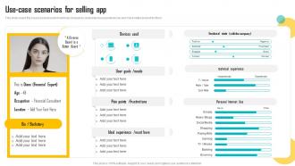 Use Case Scenarios For Selling App Mobile App Development Play Store Launch