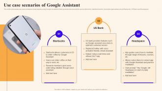 Use Case Scenarios Of Google Assistant Using Google Bard Generative Ai AI SS V