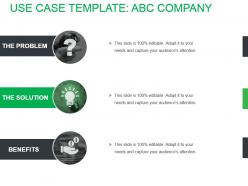 Use Case Template Abc Company Sample Ppt Files