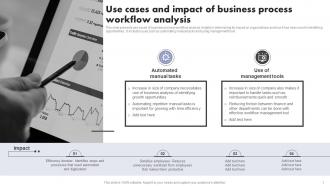 Use Cases And Impact Of Business Process Workflow Analysis