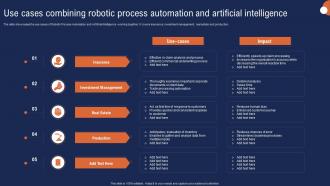 Use Cases Combining Robotic Process Automation And Artificial Intelligence