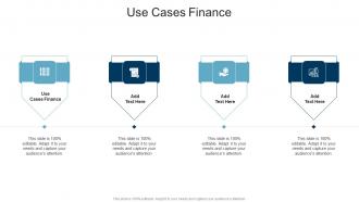 Use Cases Finance In Powerpoint And Google Slides Cpb